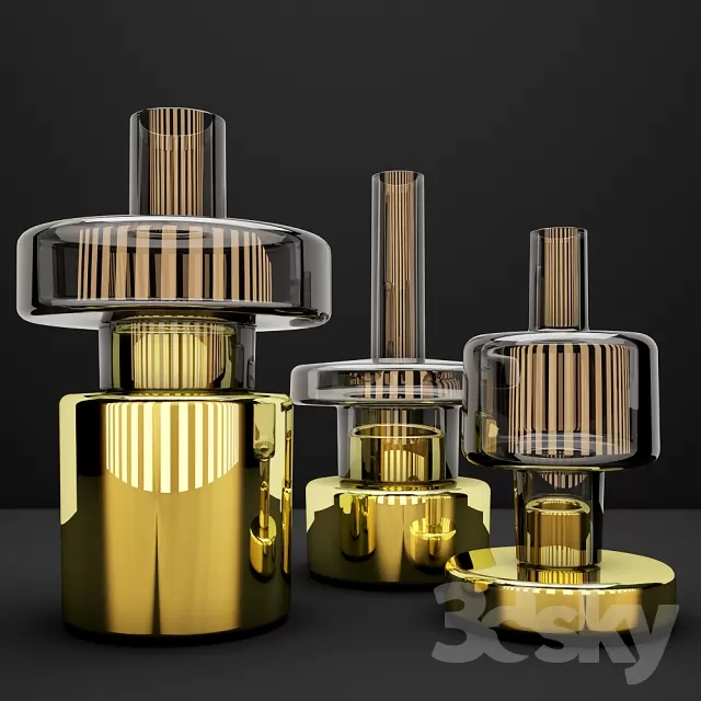 3DSKYFREE – DECORATION - VASE 3DS MAX MODELS