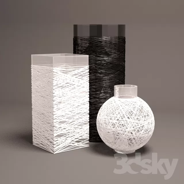3DSKYFREE – DECORATION - VASE 3DS MAX MODELS
