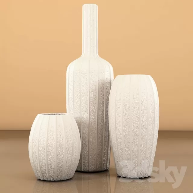 3DSKYFREE – DECORATION - VASE 3DS MAX MODELS