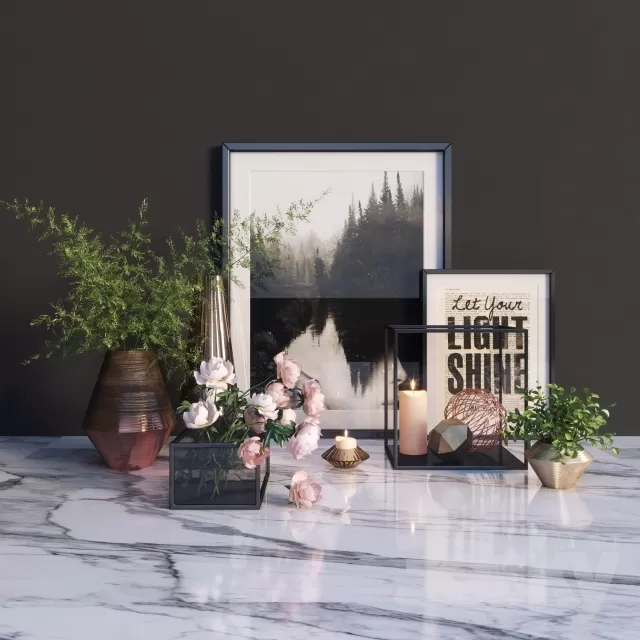 3DSKYFREE – DECORATIVE SET 3DS MAX MODELS