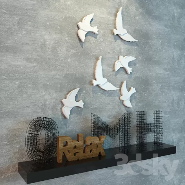 3DSKYFREE – DECORATIVE SET 3DS MAX MODELS