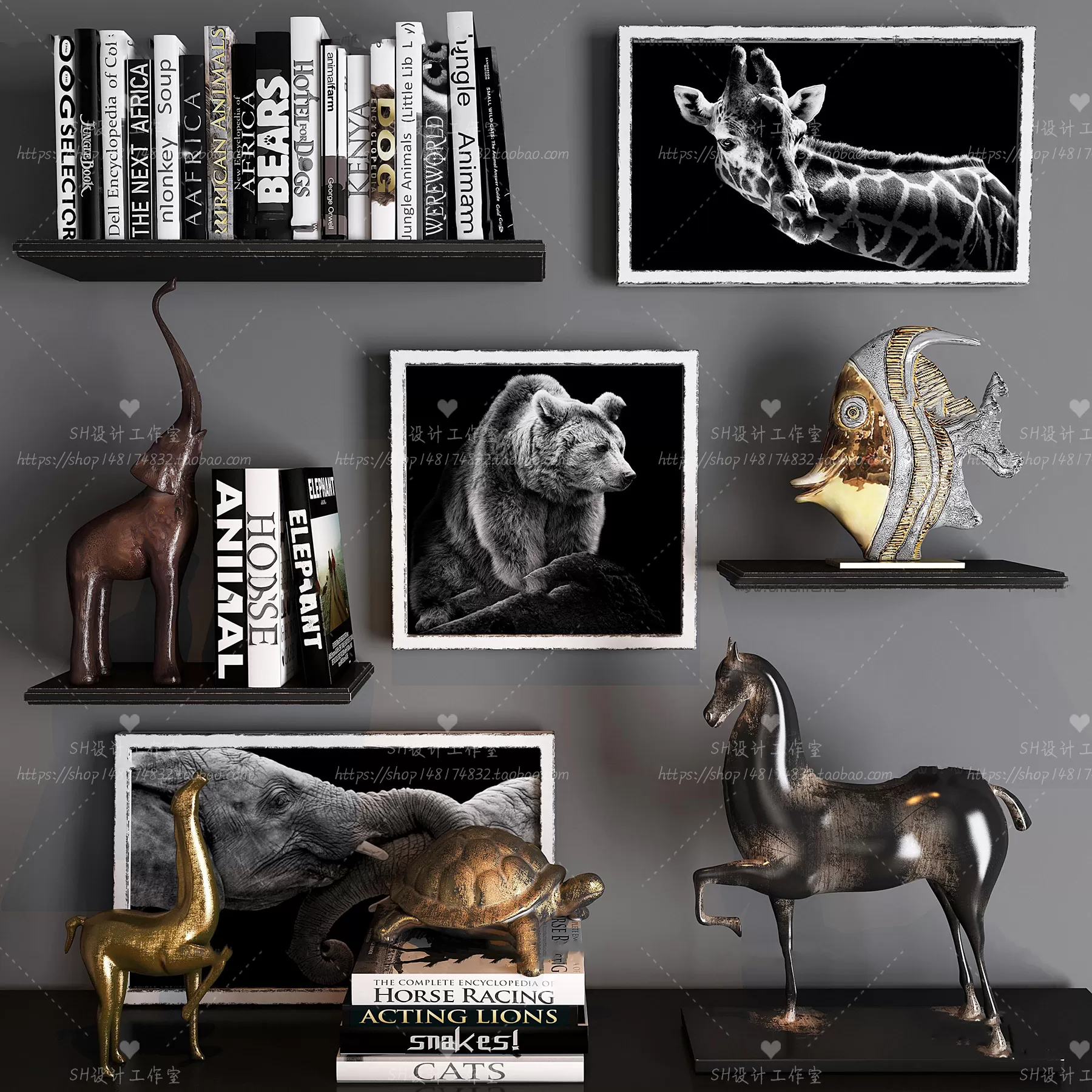 3DSKYFREE – DECORATIVE SET 3DS MAX MODELS