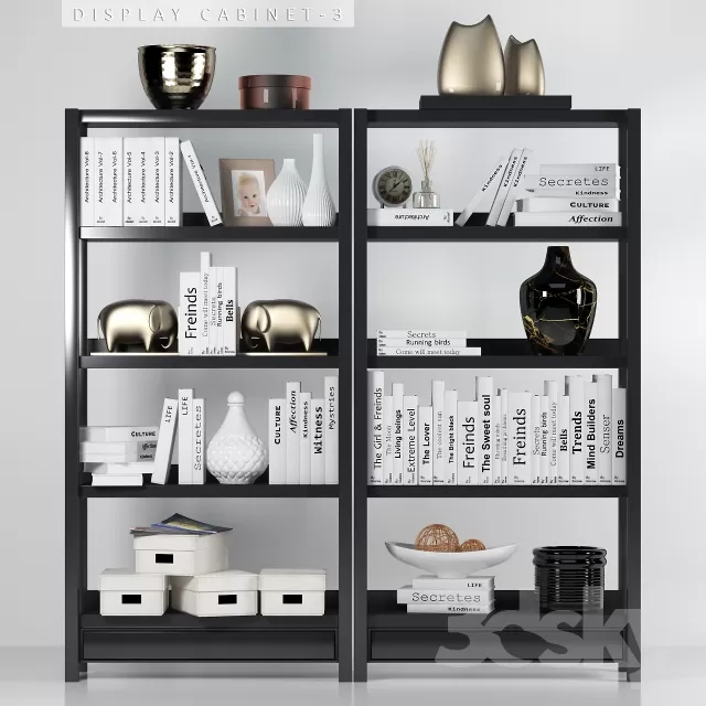 DECORATIVE SET 3D MODELS – 133
