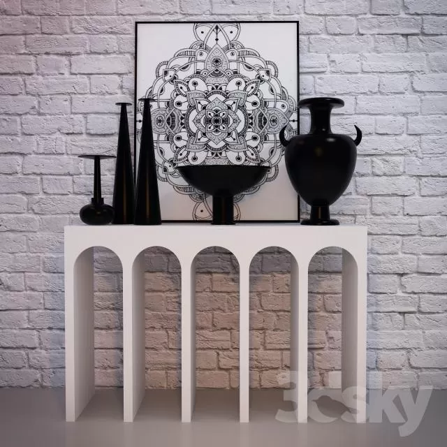 DECORATIVE SET 3D MODELS – 151