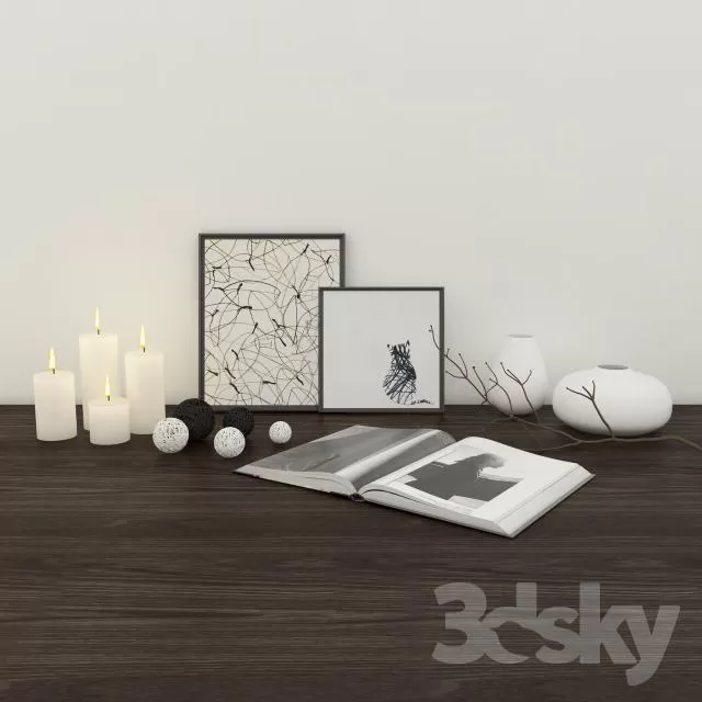 DECORATIVE SET 3D MODELS – 183