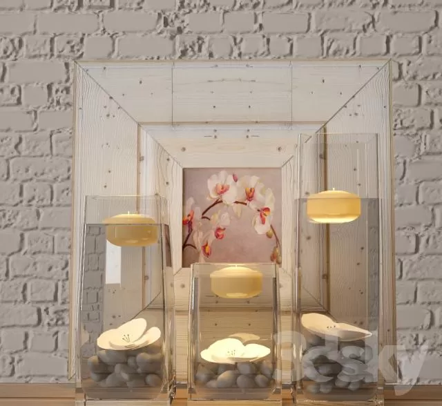 3DSKYFREE – DECORATIVE SET 3DS MAX MODELS