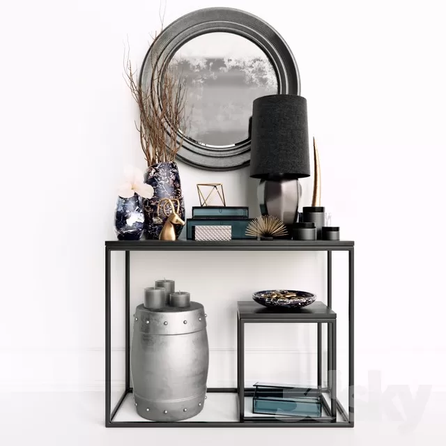 3DSKYFREE – DECORATIVE SET 3DS MAX MODELS