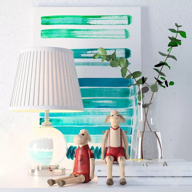 DECORATIVE SET 3D MODELS – 225