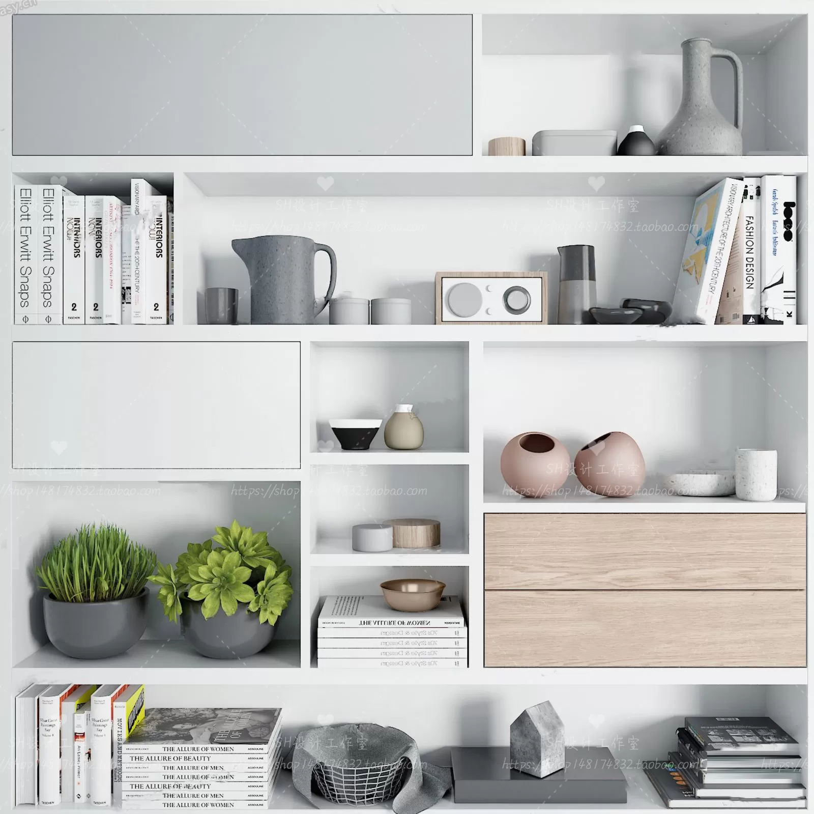 DECORATIVE SET 3D MODELS – 230