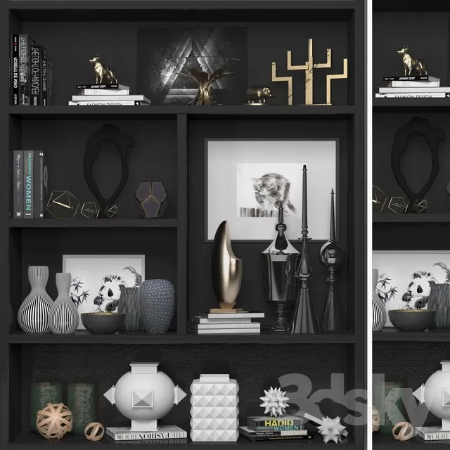 DECORATIVE SET 3D MODELS – 025