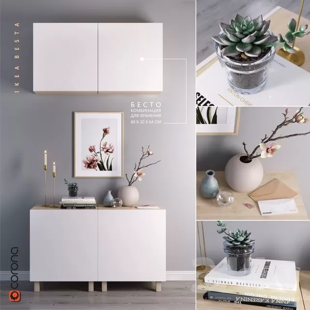 DECORATIVE SET 3D MODELS – 252