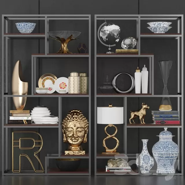 DECORATIVE SET 3D MODELS – 257