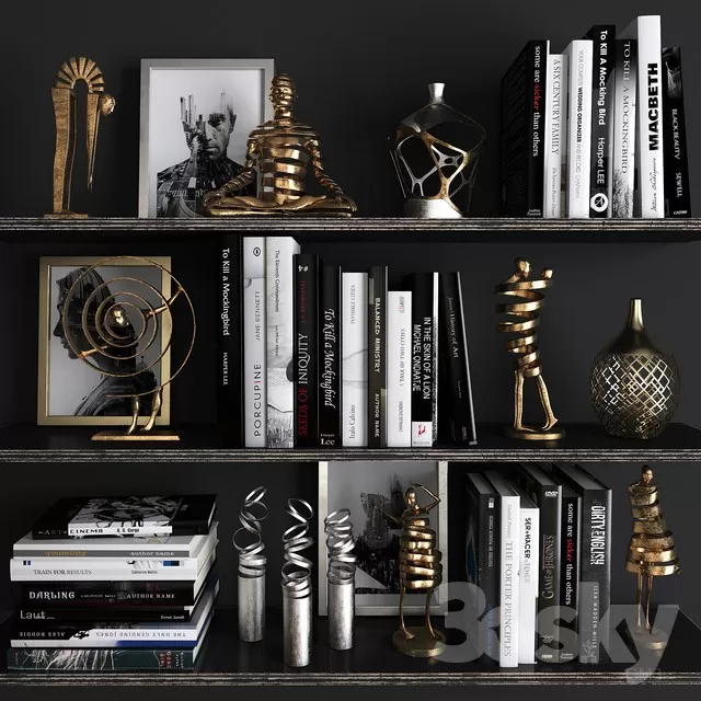 3DSKYFREE – DECORATIVE SET 3DS MAX MODELS