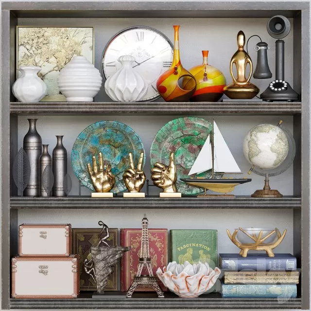 DECORATIVE SET 3D MODELS – 275
