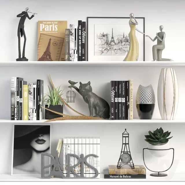 DECORATIVE SET 3D MODELS – 279