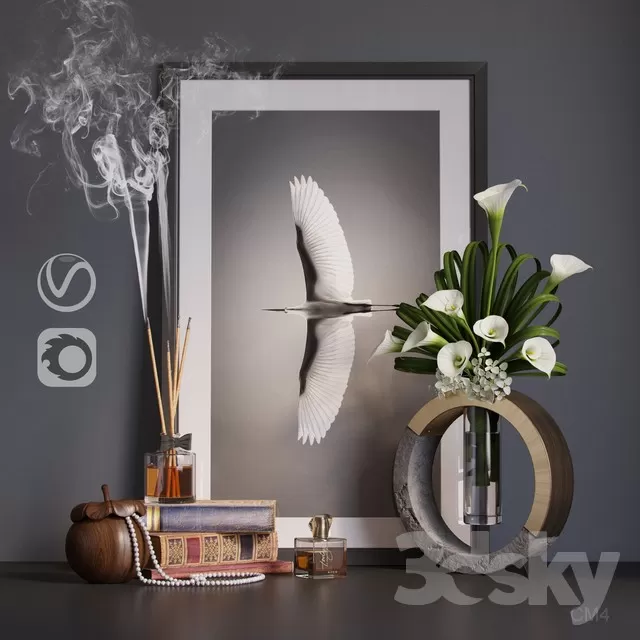 DECORATIVE SET 3D MODELS – 281