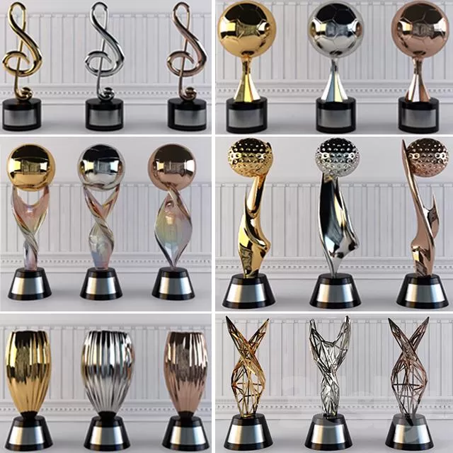 DECORATIVE SET 3D MODELS – 285