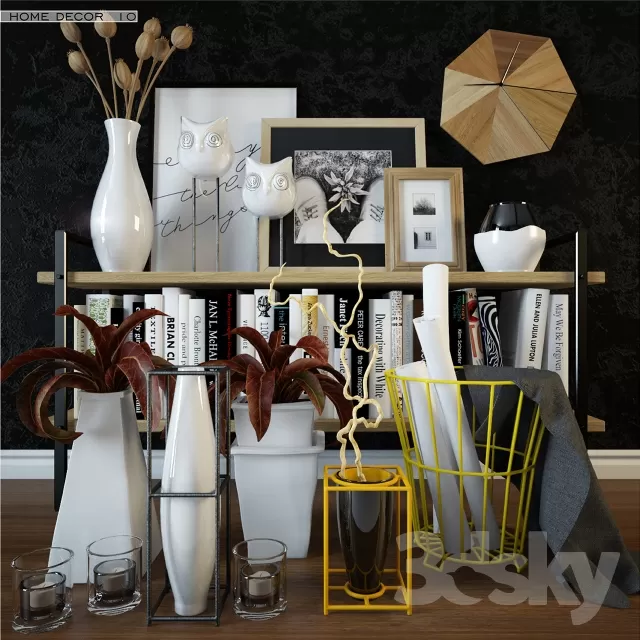 DECORATIVE SET 3D MODELS – 290