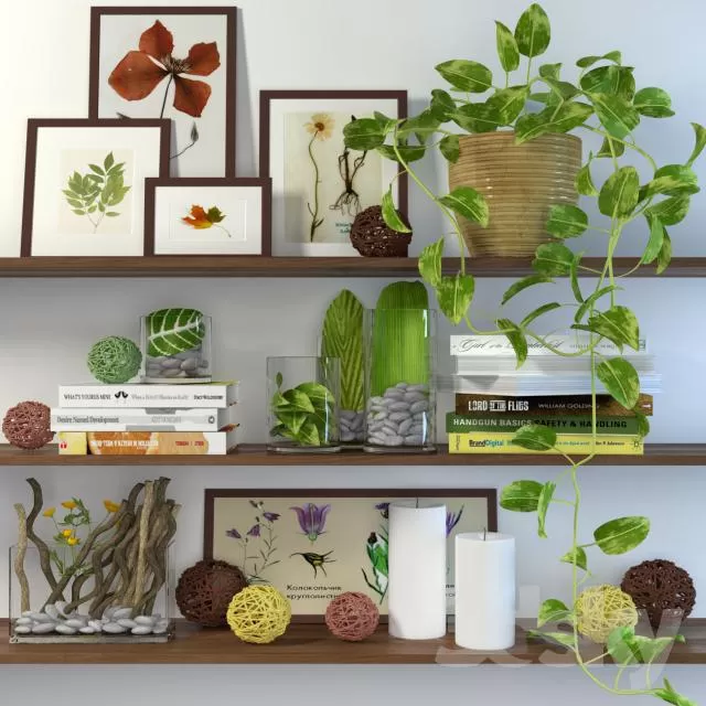 DECORATIVE SET 3D MODELS