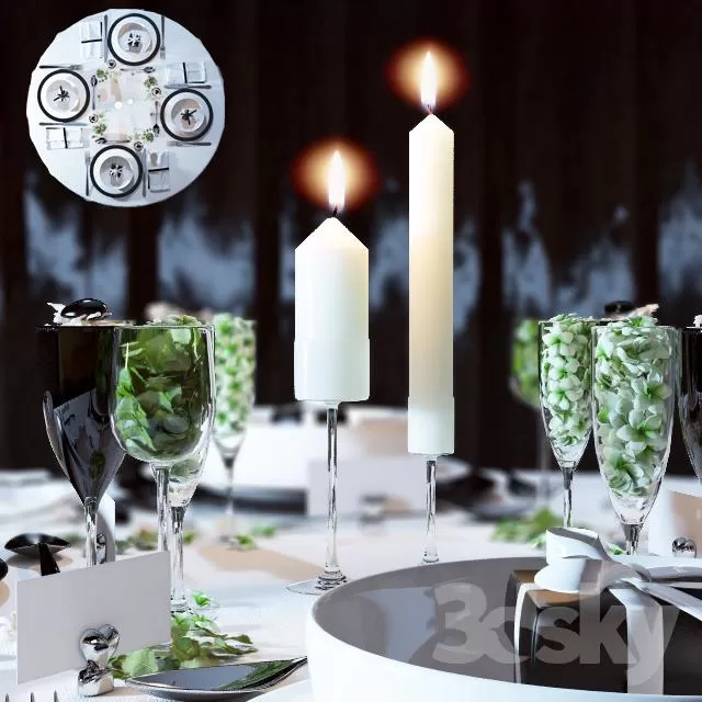DECORATIVE SET 3D MODELS