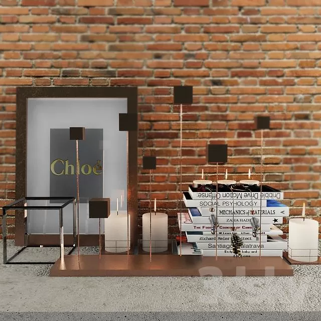DECORATIVE SET 3D MODELS