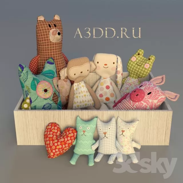 DECORATIVE SET 3D MODELS – 303