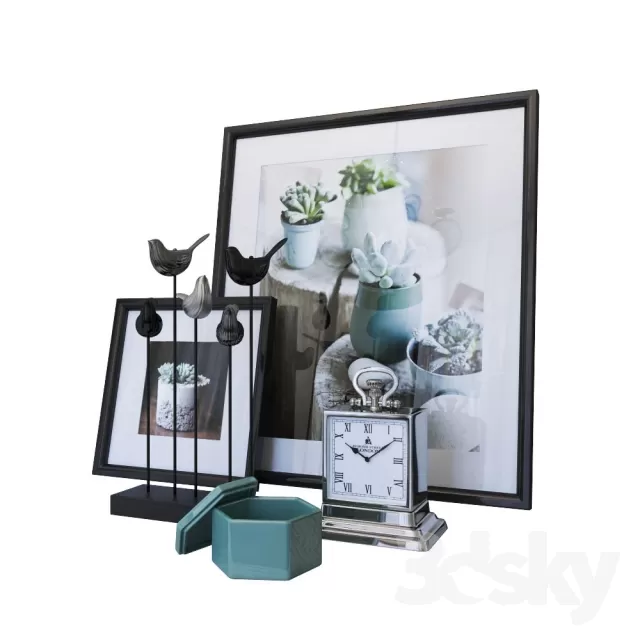 DECORATIVE SET 3D MODELS