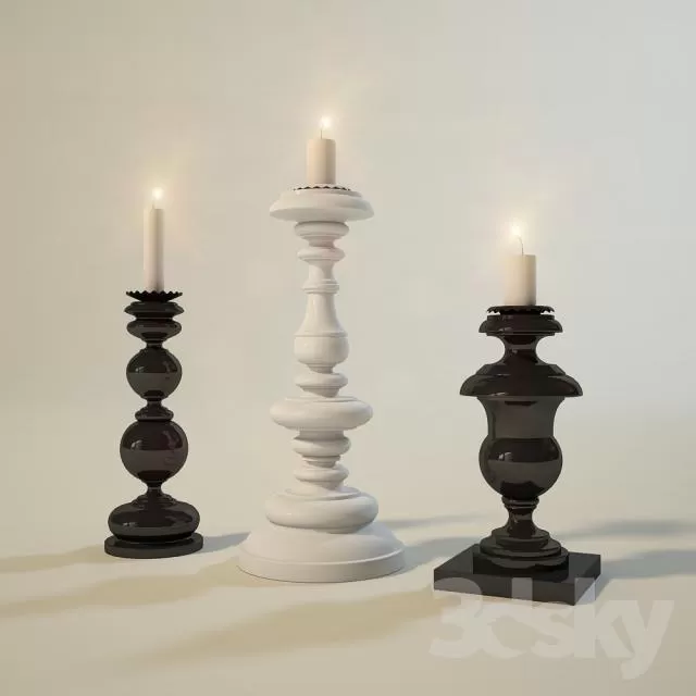 DECORATIVE SET 3D MODELS