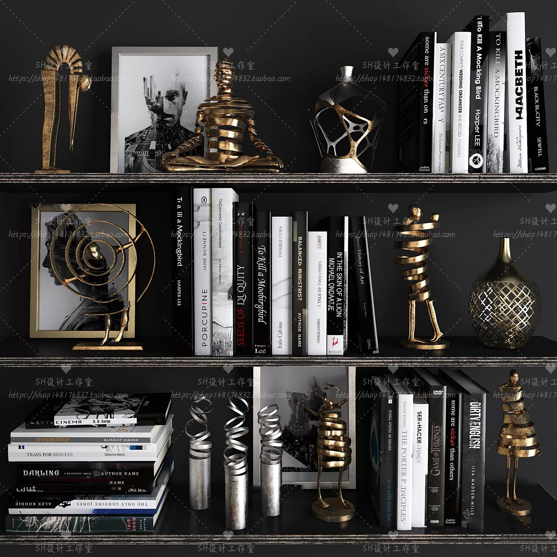 DECORATIVE SET 3D MODELS