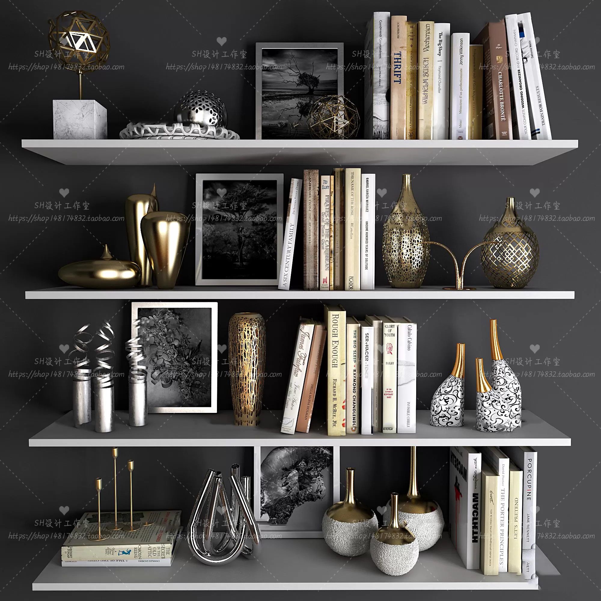 3DSKYFREE – DECORATIVE SET 3DS MAX MODELS