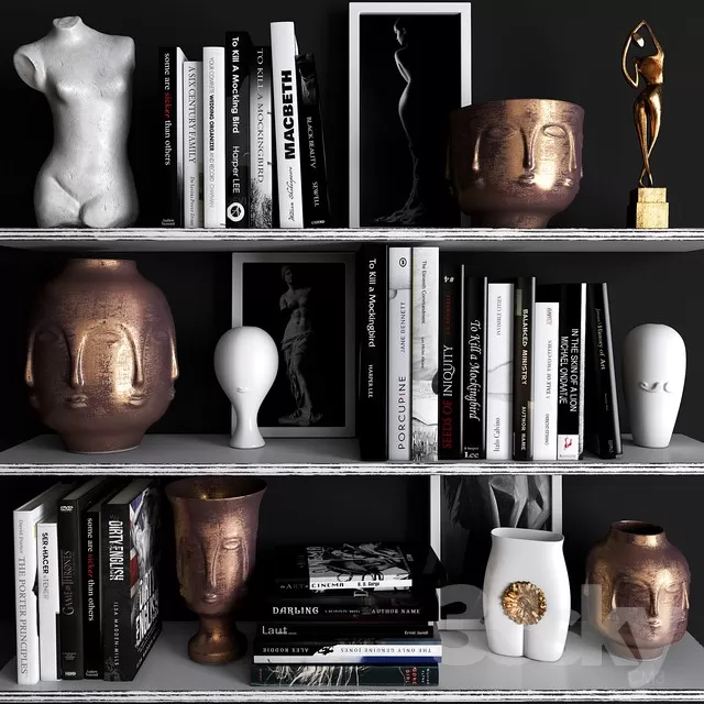 3DSKYFREE – DECORATIVE SET 3DS MAX MODELS