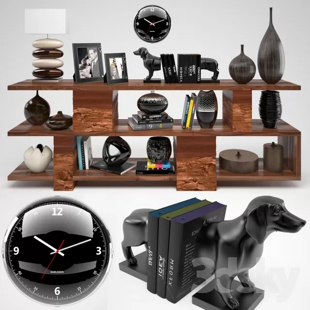 3DSKYFREE – DECORATIVE SET 3DS MAX MODELS