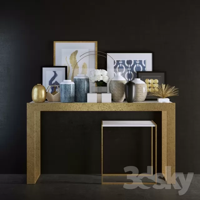 3DSKYFREE – DECORATIVE SET 3DS MAX MODELS