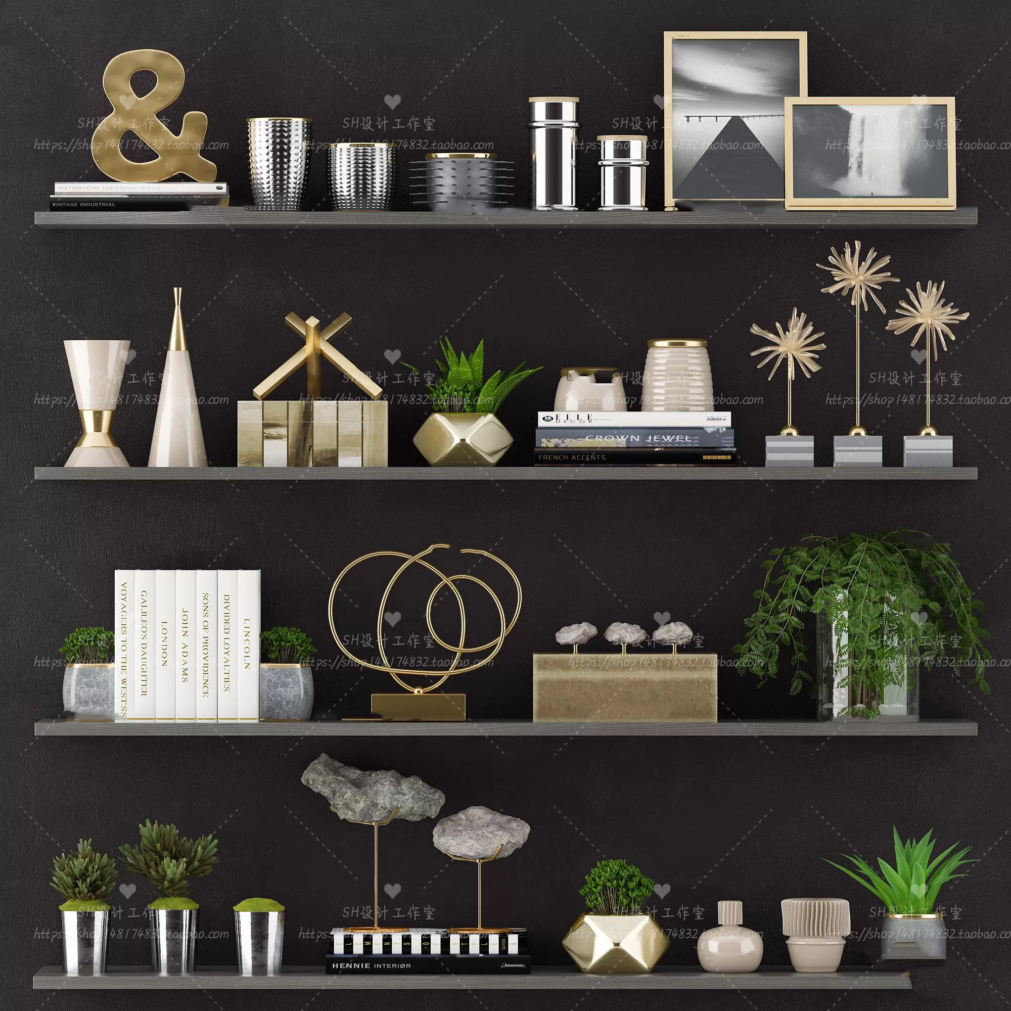 DECORATIVE SET 3D MODELS