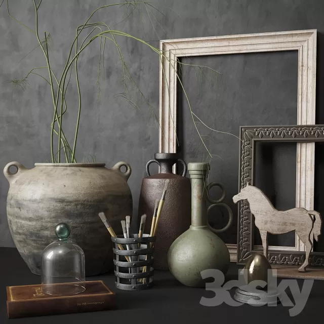 DECORATIVE SET 3D MODELS – 371
