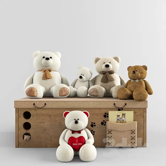 DECORATIVE SET 3D MODELS – 373