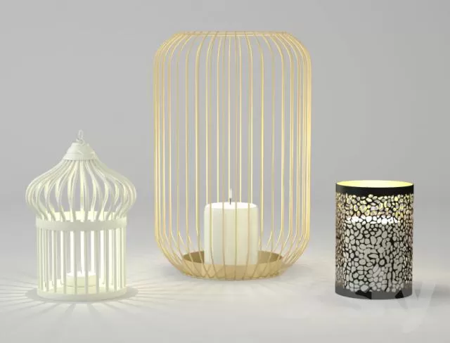 DECORATIVE SET 3D MODELS