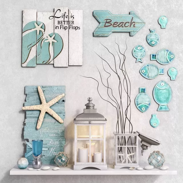 3DSKYFREE – DECORATIVE SET 3DS MAX MODELS