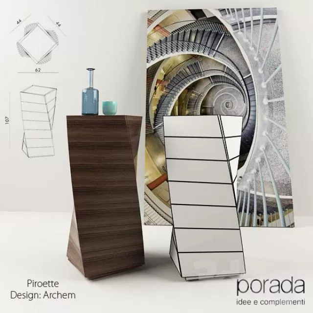 DECORATIVE SET 3D MODELS
