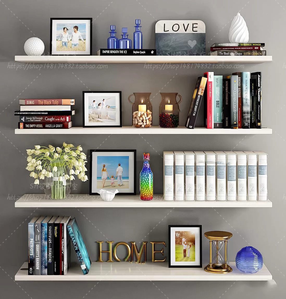 DECORATIVE SET 3D MODELS