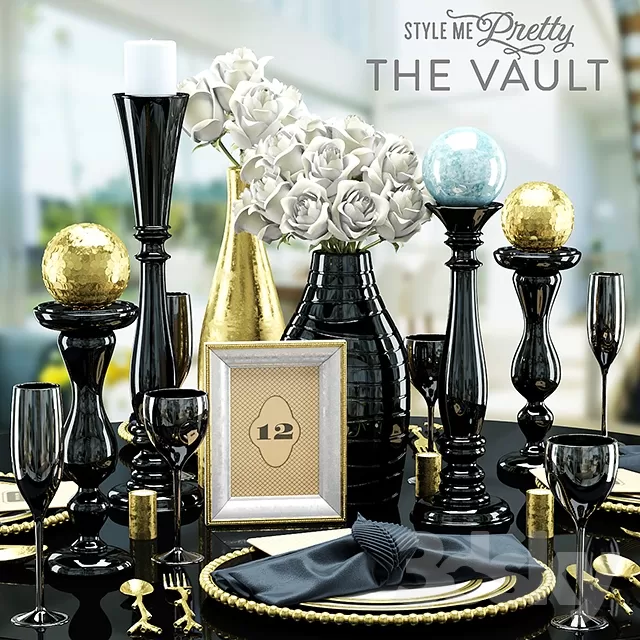 3DSKYFREE – DECORATIVE SET 3DS MAX MODELS