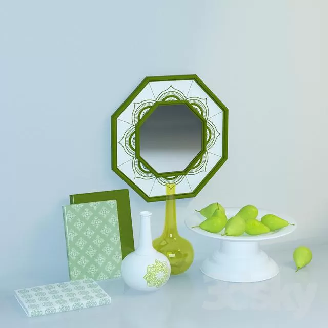 DECORATIVE SET 3D MODELS – 411