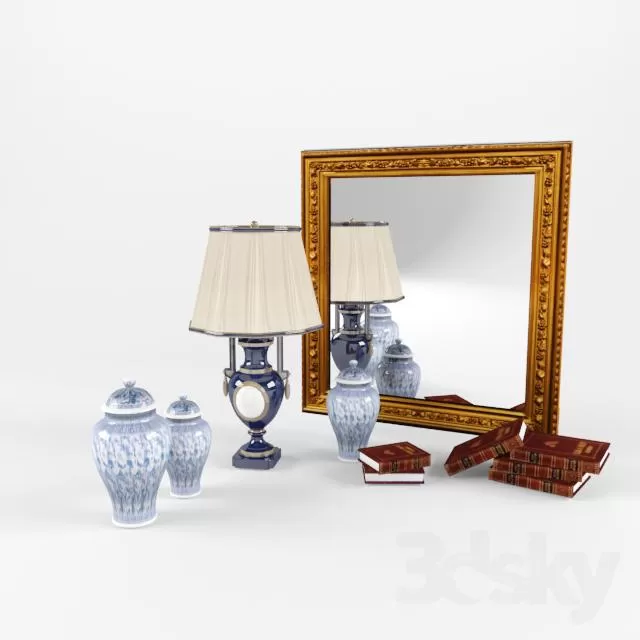 DECORATIVE SET 3D MODELS – 417