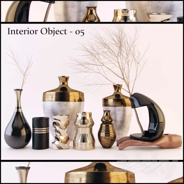 3DSKYFREE – DECORATIVE SET 3DS MAX MODELS