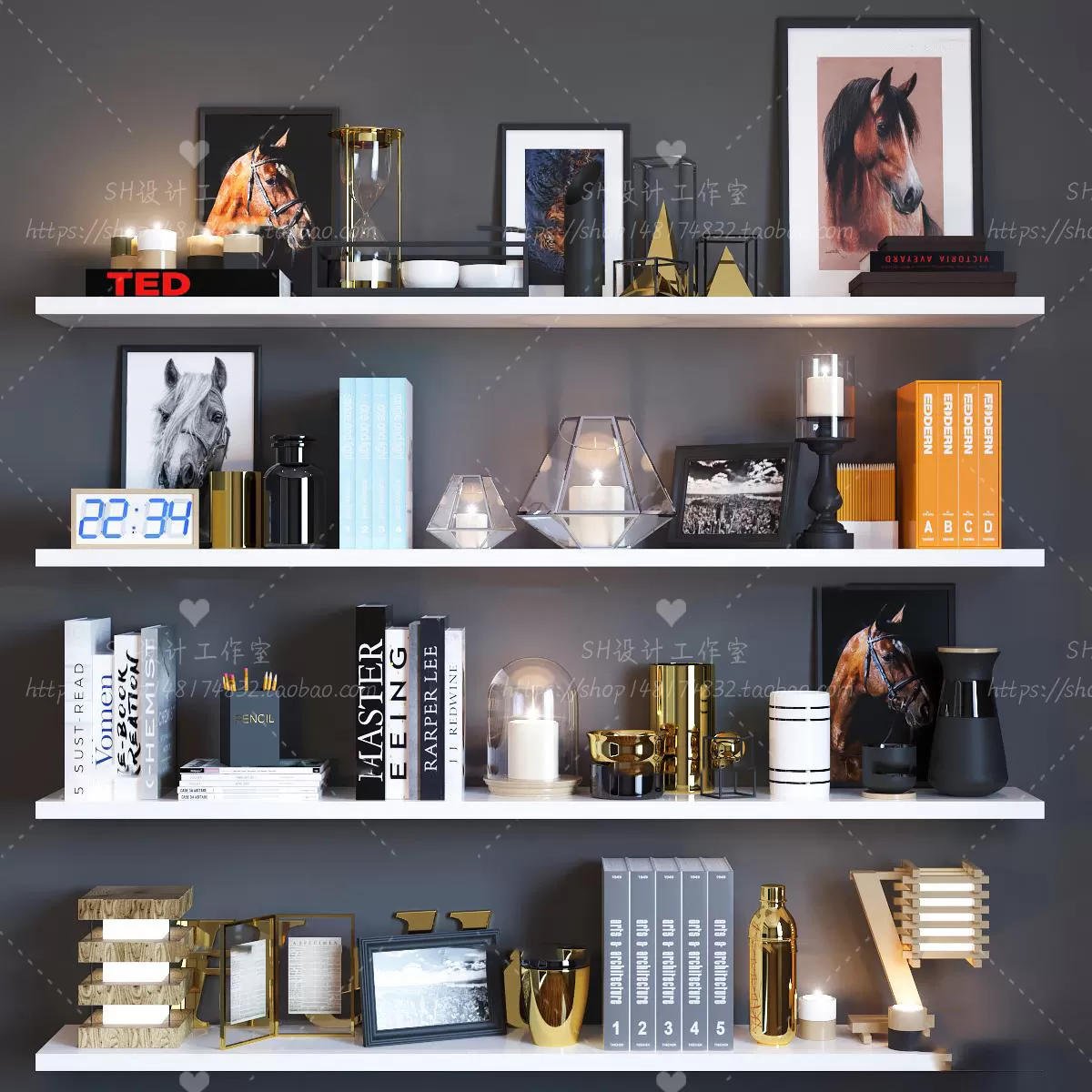 DECORATIVE SET 3D MODELS