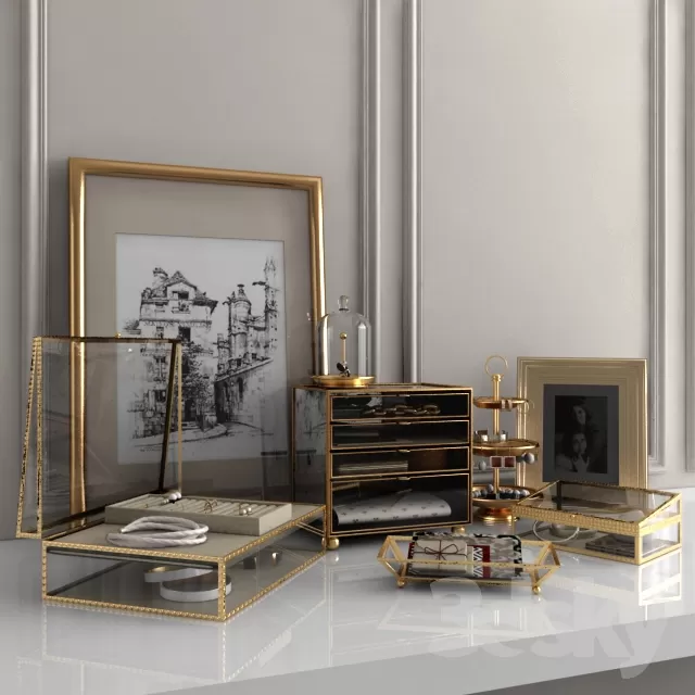 DECORATIVE SET 3D MODELS – 430