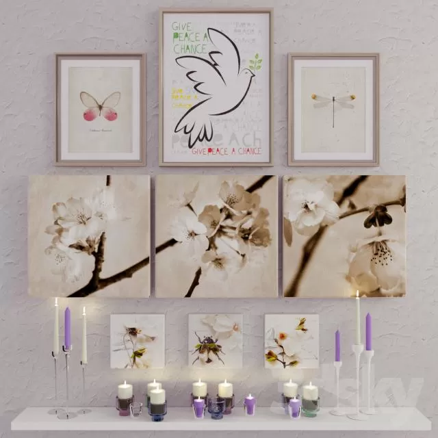 3DSKYFREE – DECORATIVE SET 3DS MAX MODELS