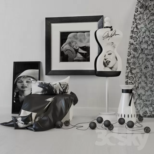 DECORATIVE SET 3D MODELS