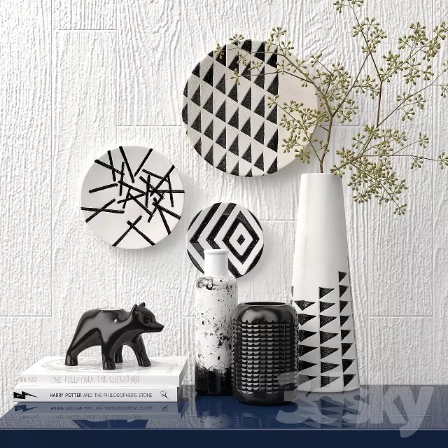 DECORATIVE SET 3D MODELS