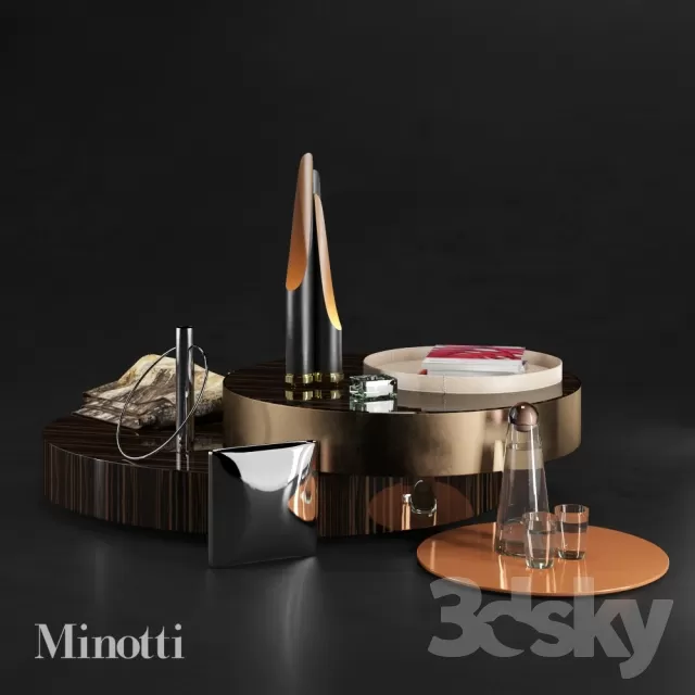 DECORATIVE SET 3D MODELS – 455